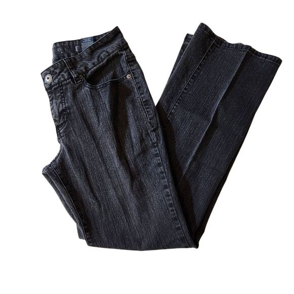 Faded Glory Black Flare Wide Leg Jeans - Picture 1 of 9